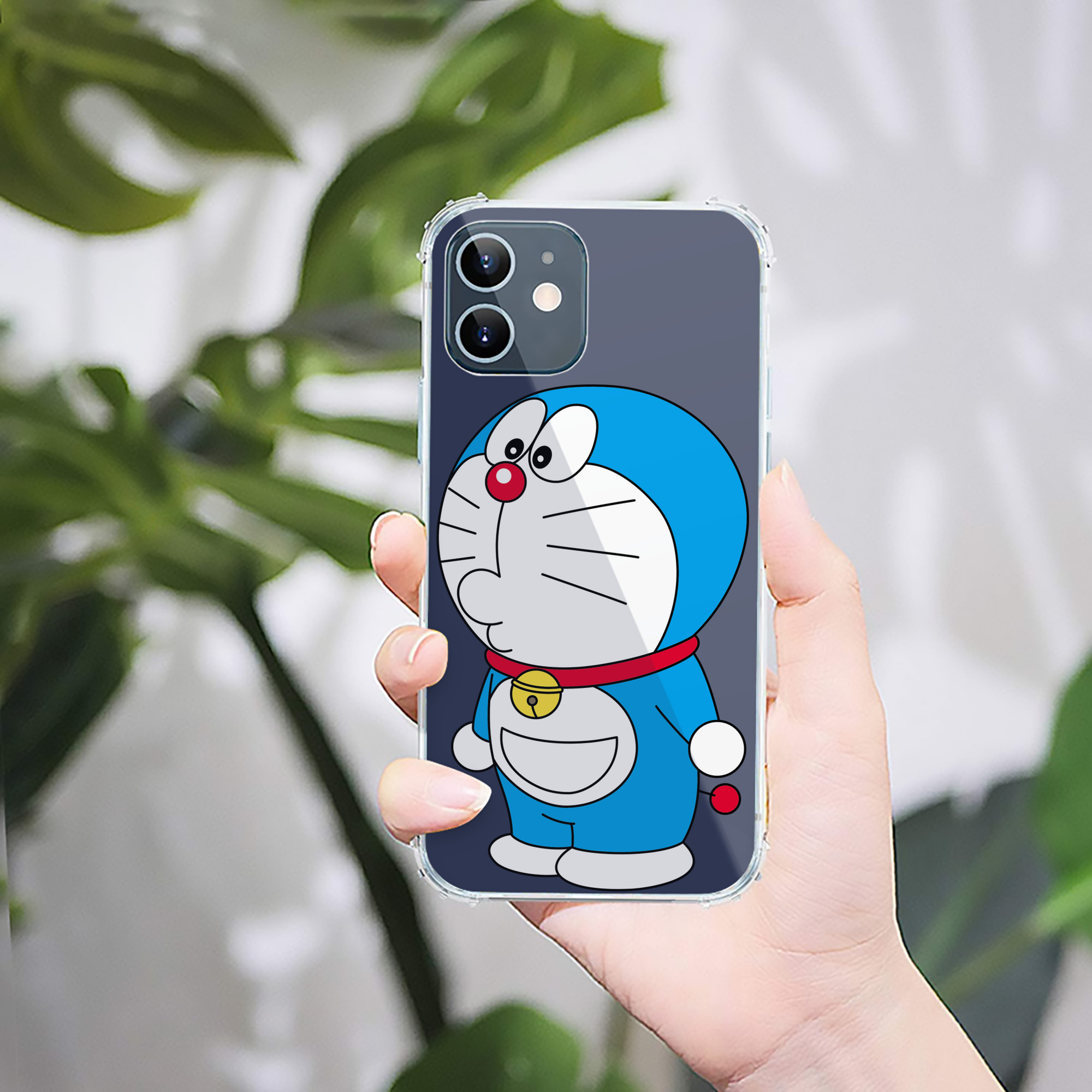 （画像用） ドラえもん Doraemon 【iPhone 12シリーズ対応】透明スマホケース（クリアソフトケース）